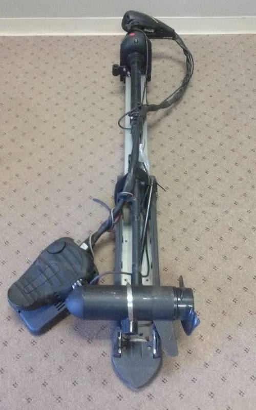 lot 780 image: MinnKota Fortrex Trolling Motor, 80#, 60, 24v, Used