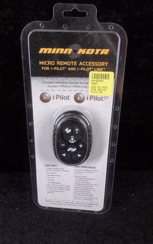 lot 796 image: MinnKota Micro Remote for iPilot or iPilot Link Wireless Remote
