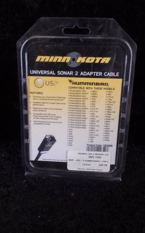 lot 809 image: MinnKota Universal Sonar 2 Adapter Cable, MKR-US2-8, PN 1852068