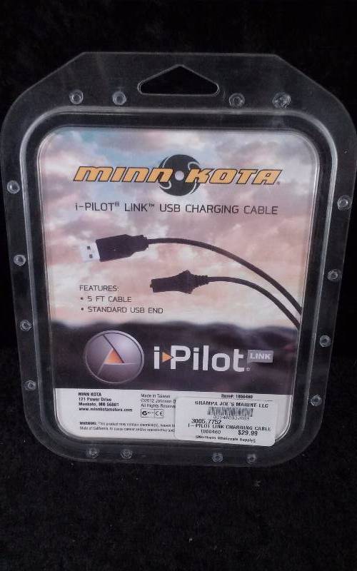 lot 817 image: MinnKota iPilot Link USB Charging Cable, 5FT, PN 1866460