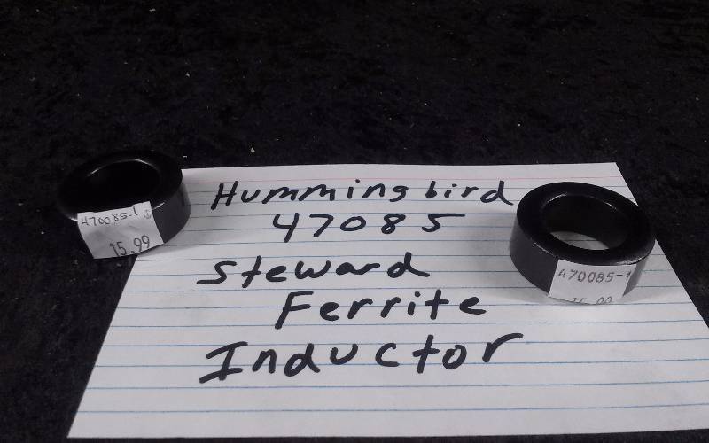 lot 841 image: (2) Steward Ferrite Inductor, Hummingbird PN 47085