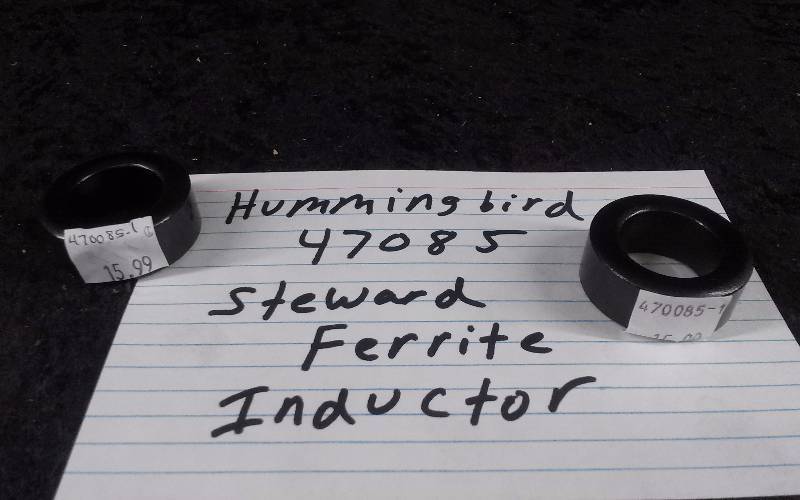 lot 842 image: (2) Steward Ferrite Inductor, Hummingbird PN 47085