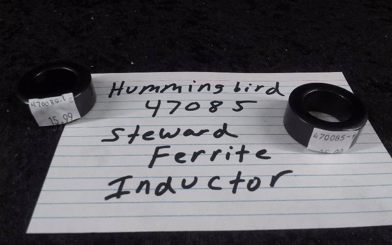 lot 843 image: (2) Steward Ferrite Inductor, Hummingbird PN 47085