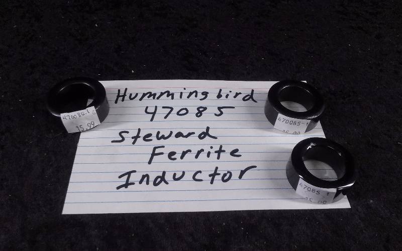 lot 844 image: (3) Steward Ferrite Inductor, Hummingbird PN 47085