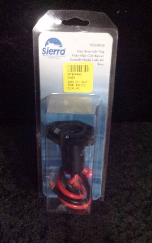 lot 933 image: Sierra Male Boat Side Plug, PN WH10520