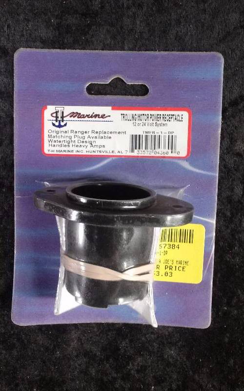 lot 945 image: TH Marine Trolling Motor Power Receptacle, 12 or 24v, PN TMFR-1-DP