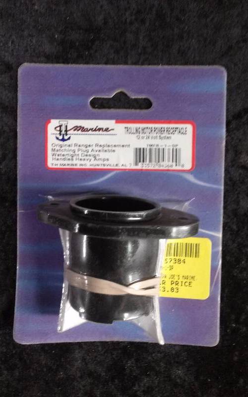 lot 946 image: TH Marine Trolling Motor Power Receptacle, 12 or 24v, PN TMFR-1-DP