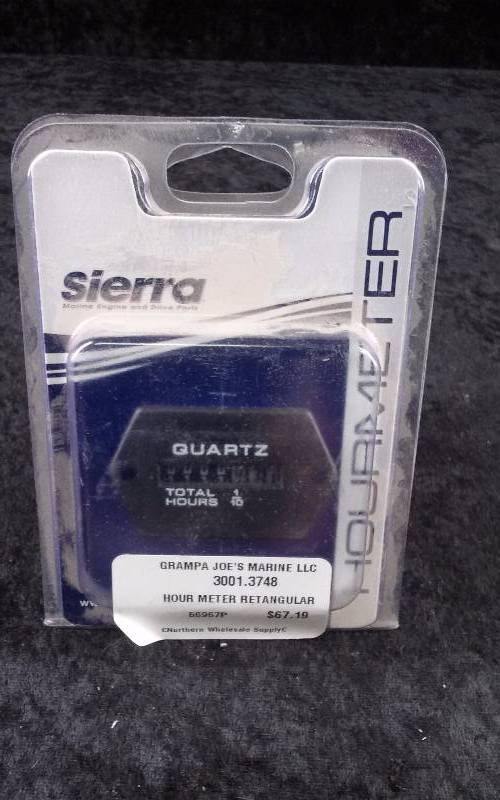 lot 959 image: Sierra Hour Meter, Rectangler, PN 56967P