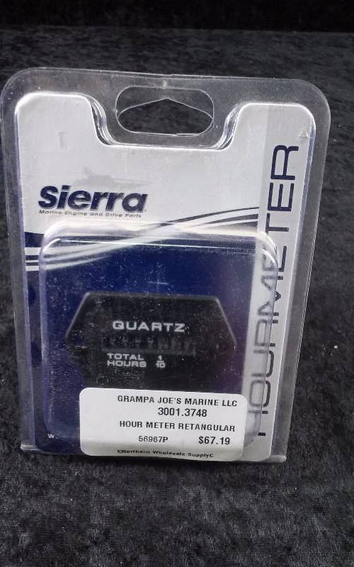 lot 960 image: Sierra Hour Meter, Rectangler, PN 56967P