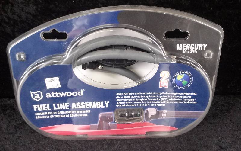 lot 994 image: Attwood Fuel Line Assembly, Mercury 38 x 6FT