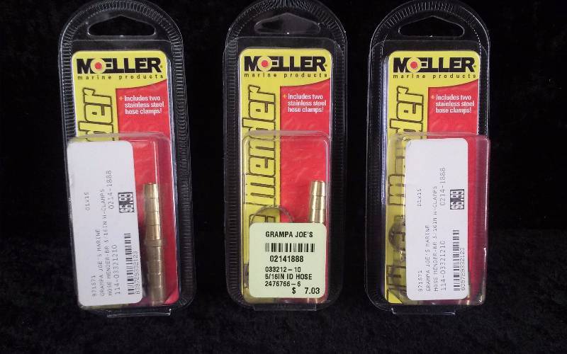lot 1011 image: (3) Moeller 516 Hose Mender wClamps, PN 033212-10