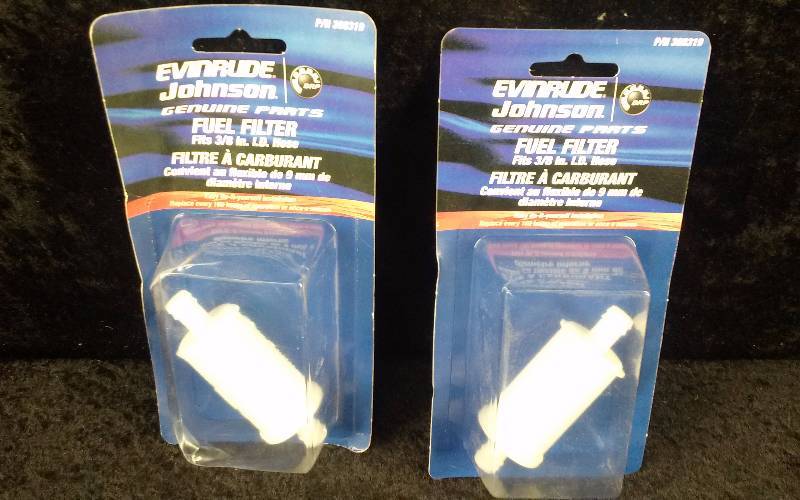 lot 1025 image: (2) Evinrude Fuel Filters, 38, PN 398319