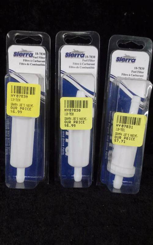 lot 1026 image: (3) Sierra Fuel Filters, 516 In Line, PN 18-7830