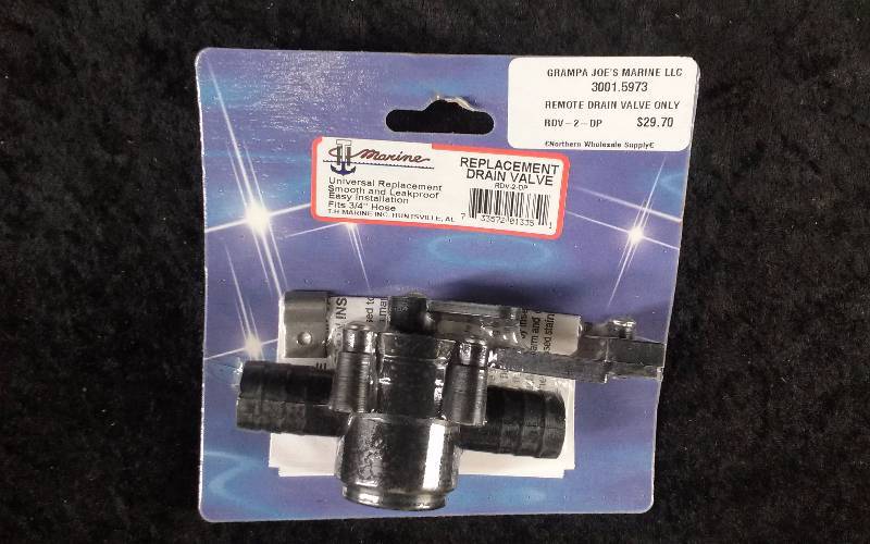 lot 1059 image: TH Marine Replacement Drain Valve, RDV-2-DP
