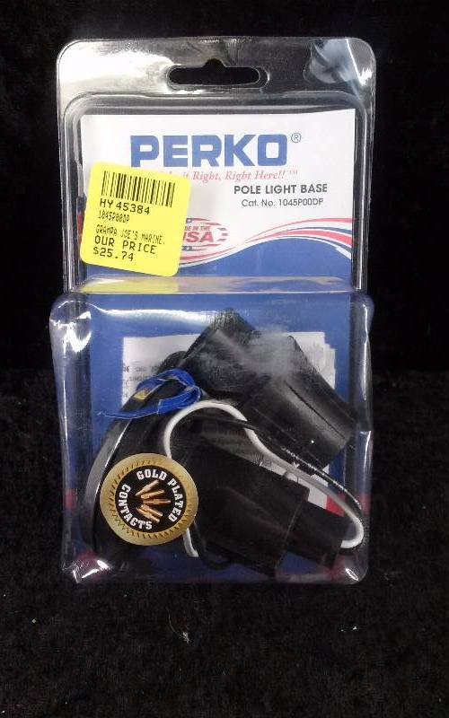 lot 1130 image: Perko Pole Light Base PN 1045POODP