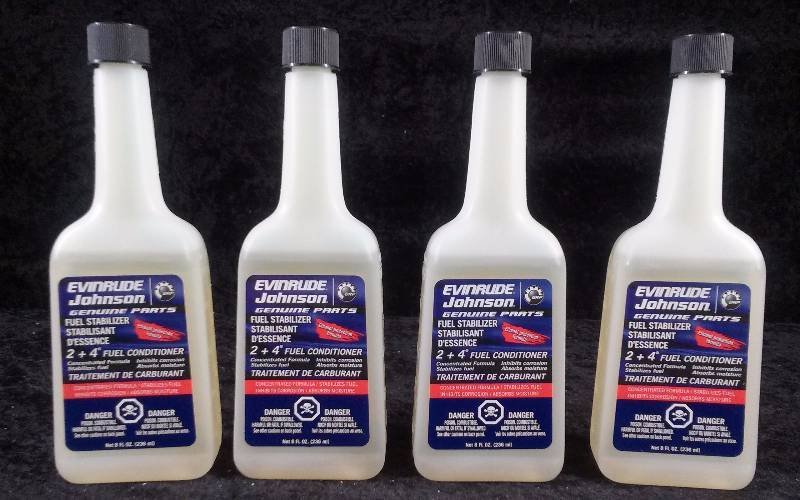 lot 1172 image: (4) Evinrude Fuel Stabilizer 24 Fuel Conditioner, 8ozeach