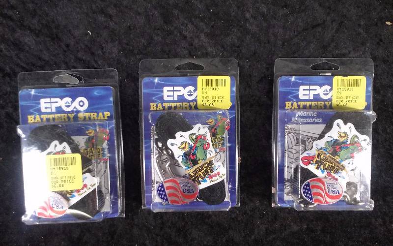 lot 1189 image: (3) EPCO Battery Strap, BS-1