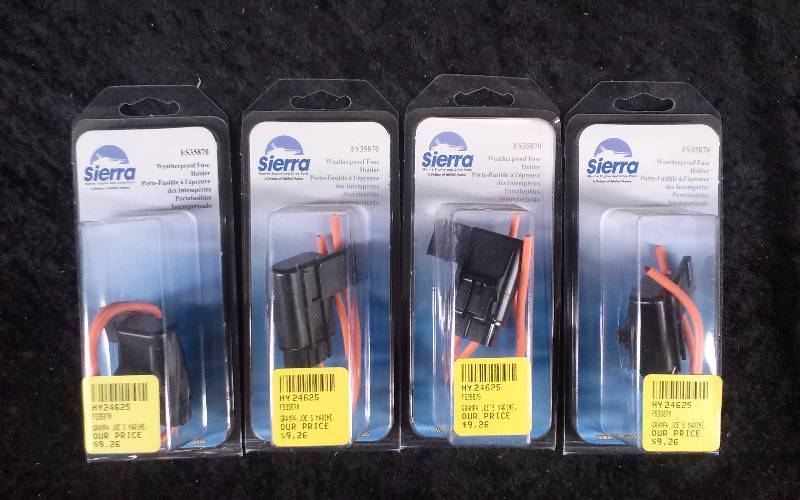 lot 1202 image: (4) Sierra Weatherproof Fuse Holder, PN FS35870