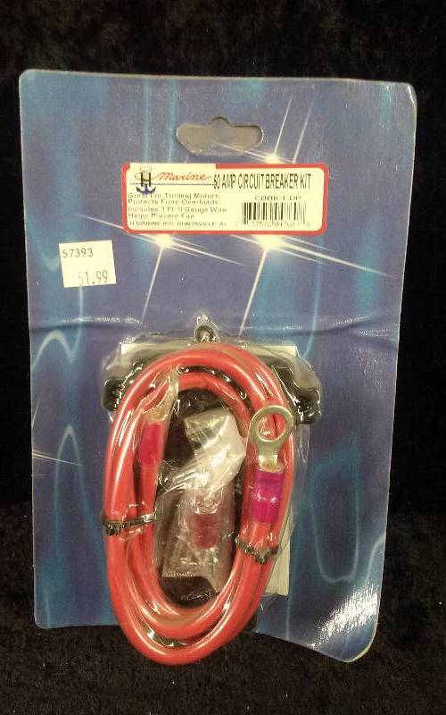 lot 1220 image: TH Marine 50amp Circuit Breaker Kit, CBBK-1-DP