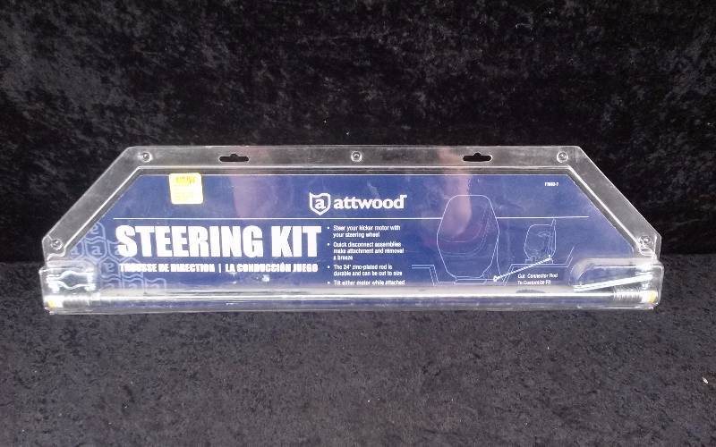 lot 1269 image: Attwood Steering Kit, Zinc, PN 11663-7