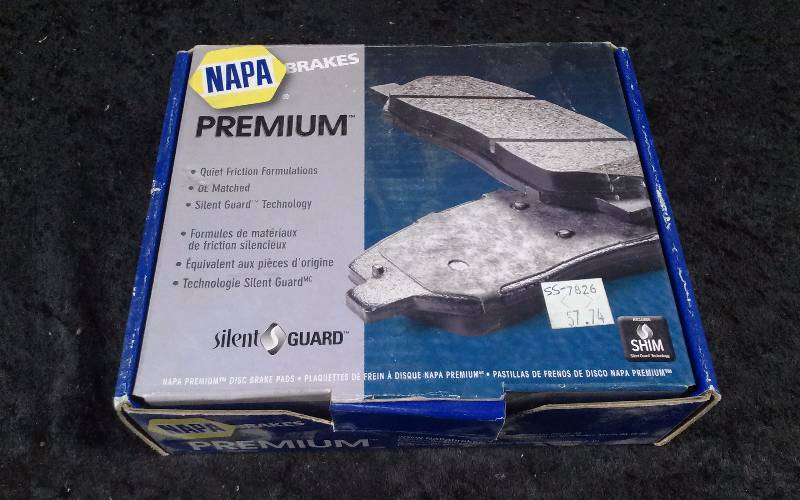 lot 1338 image: NAPA Disc Brake Pads, SS-7826