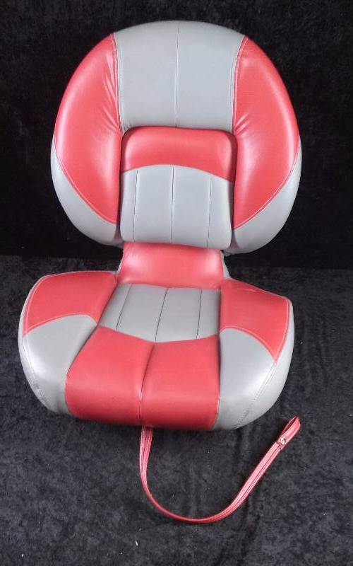 lot 1363 image: SKEETER Boat Seat, Classic RedPewter, PN 420033-05-0819