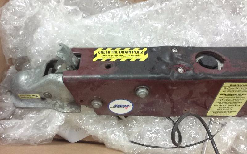 Tie Down Eng Trailer Coupler Hitch, Model 70LP, SAE Class 4, Max