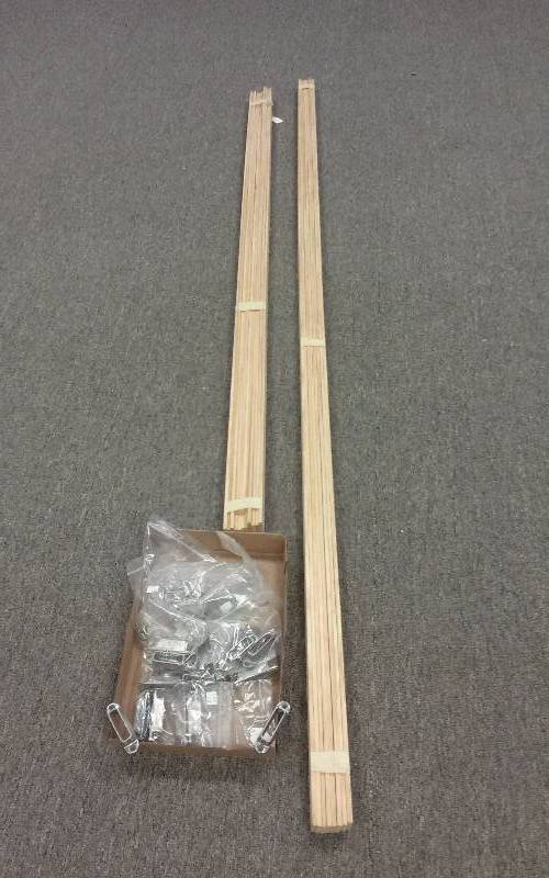 lot 1481 image: Lot - Boat Tarp Boards & Hardware