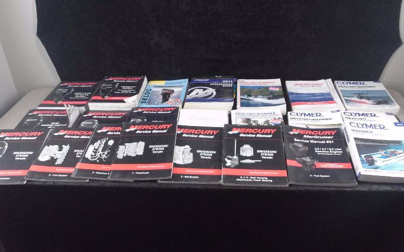 lot 1488 image: Lot - Mercury ReferanceRepair Manuals