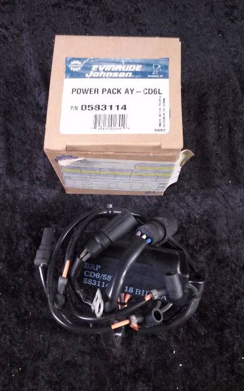 lot 1496 image: Evinrude Power Pack Assembly, PN 583114