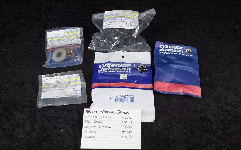 lot 1537 image: Evinrude Parts - Bin Lot - Misc (see description)