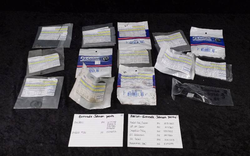 lot 1540 image: Evinrude Parts - Bin Lot - Misc (see description)