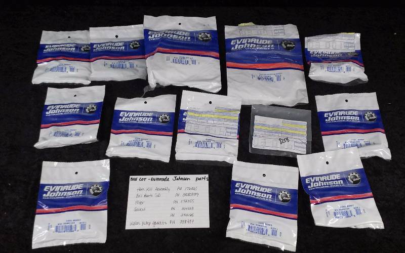 lot 1552 image: Evinrude Parts - Bin Lot - Misc (see description)