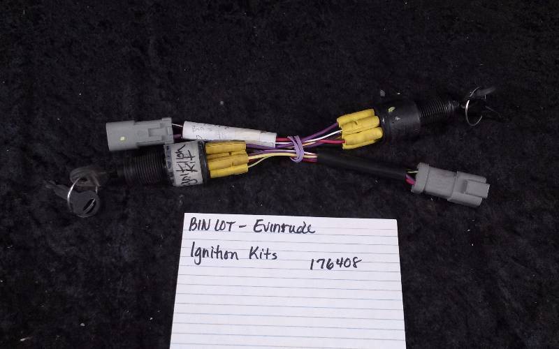 lot 1556 image: Evinrude Parts - Bin Lot - Misc (see description)