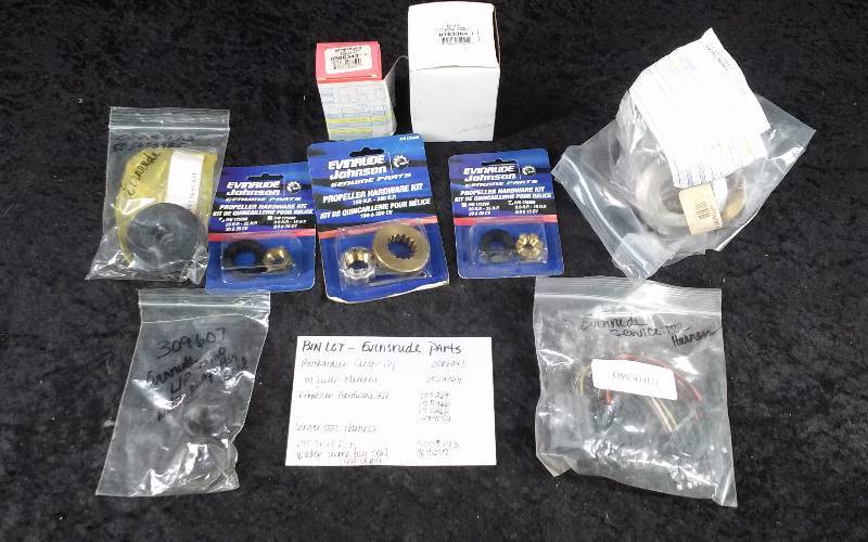 lot 1559 image: Evinrude Parts - Bin Lot - Misc (see description)