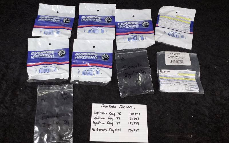 lot 1560 image: Evinrude Parts - Bin Lot - Misc (see description)