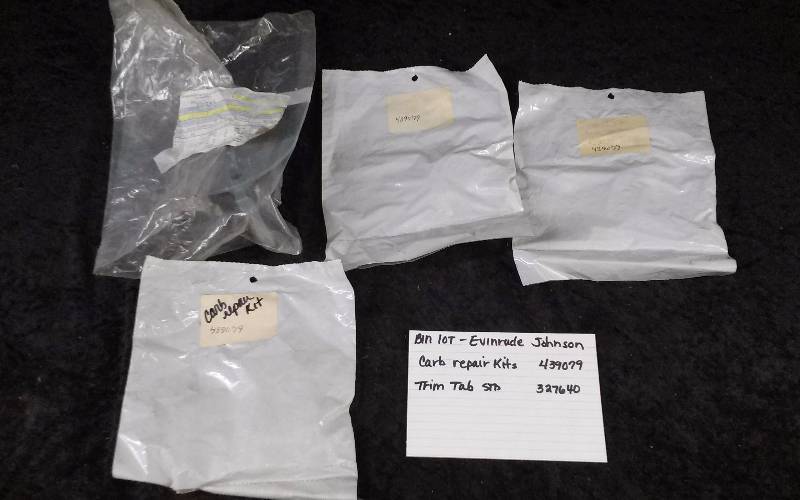 lot 1564 image: Evinrude Parts - Bin Lot - Misc (see description)