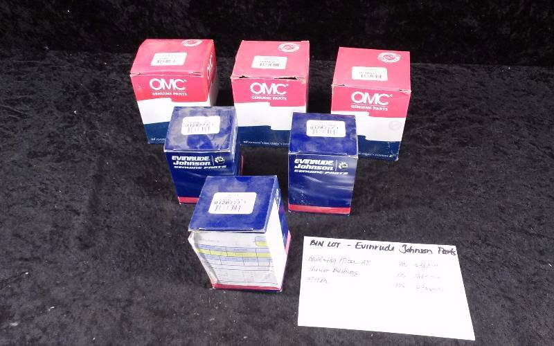 lot 1569 image: Evinrude Parts - Bin Lot - Misc (see description)