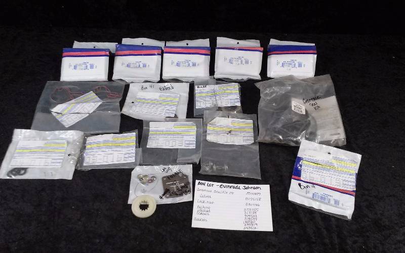 lot 1570 image: Evinrude Parts - Bin Lot - Misc (see description)