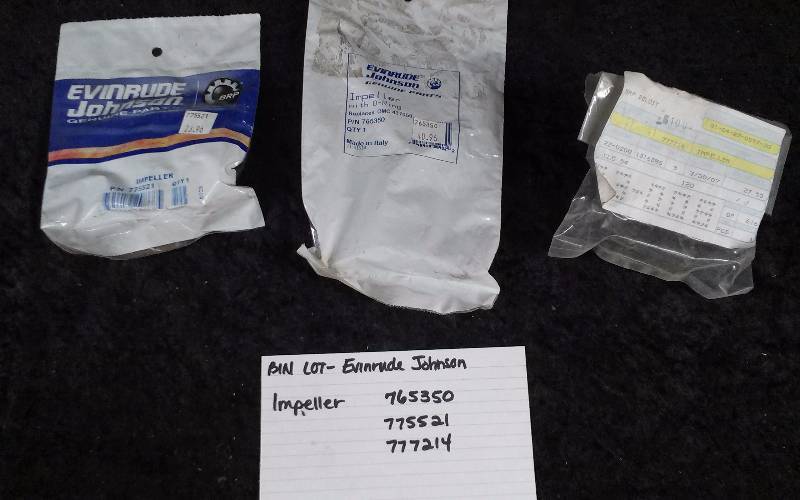 lot 1573 image: Evinrude Parts - Bin Lot - Misc (see description)