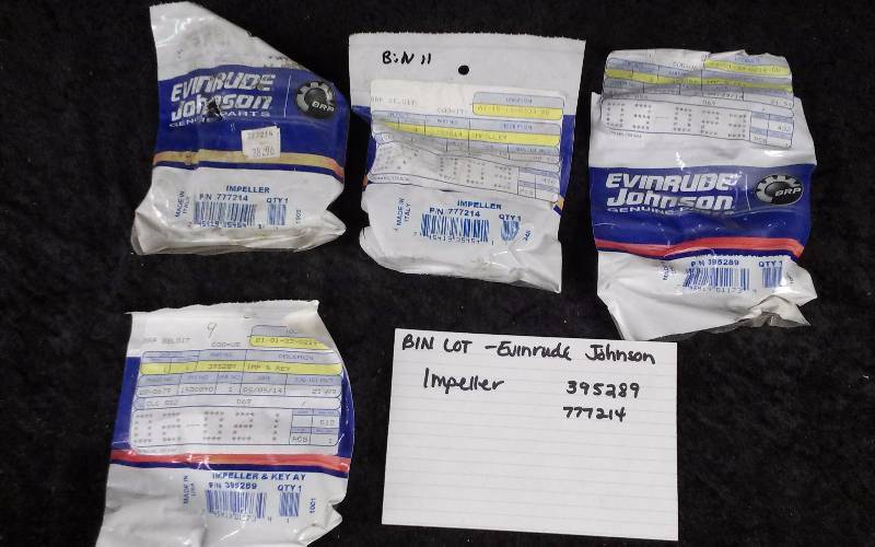 lot 1574 image: Evinrude Parts - Bin Lot - Misc (see description)