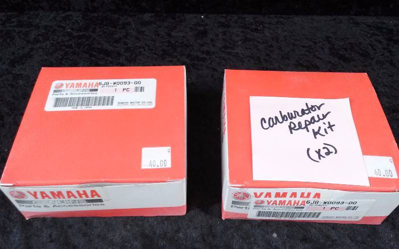 lot 1576 image: Yamaha (2) Carburetor Repair Kit, PN 6J8-W0093-00