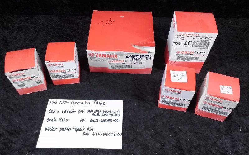 lot 1593 image: Yamaha Parts - Bin Lot - Misc (see description)