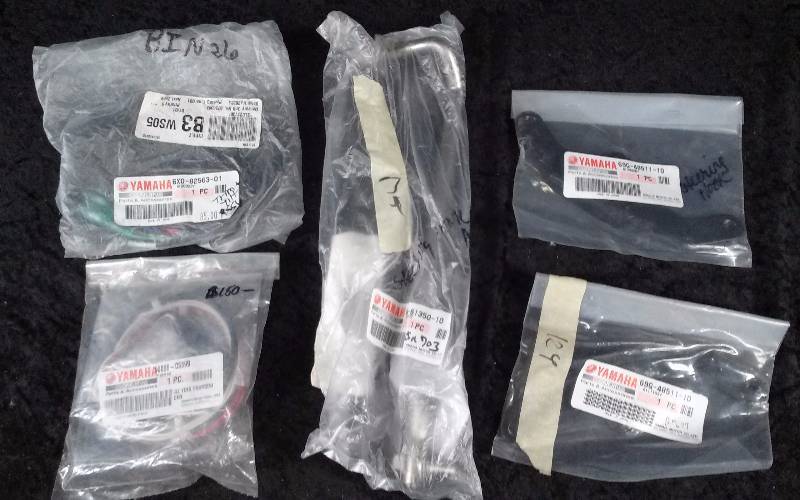 lot 1597 image: Yamaha Parts - Bin Lot - Misc (see description)