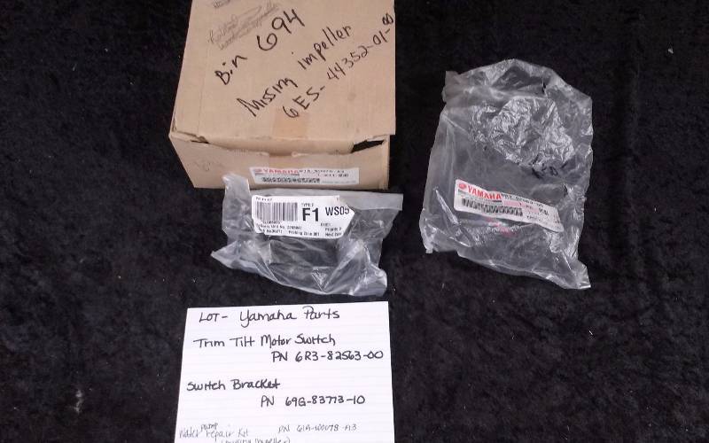 lot 1598 image: Yamaha Parts - Bin Lot - Misc (see description)