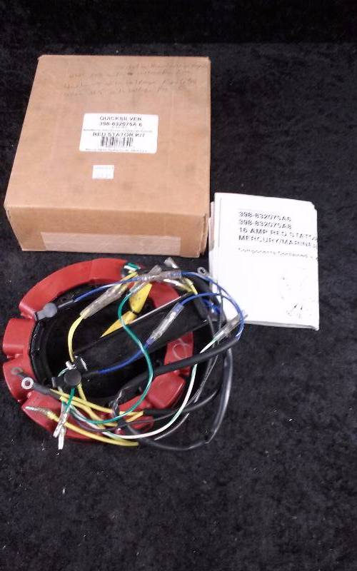 lot 1606 image: Quicksilver Red Stator Kit, PN 398-832075A 6
