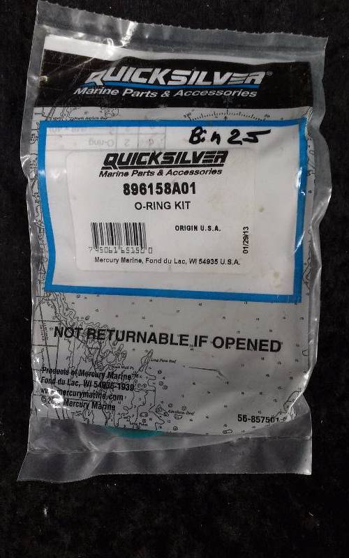 lot 1608 image: Quicksilver O-Ring Kit, PN 896158A01