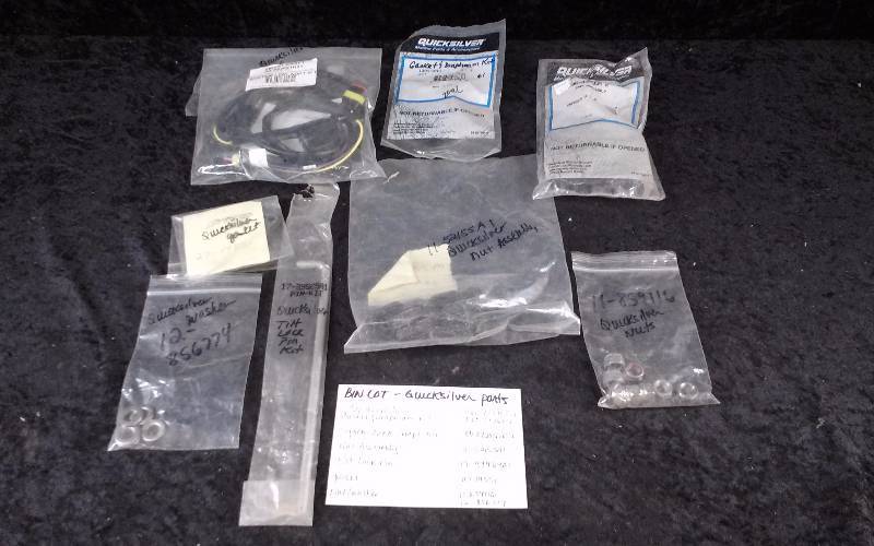 lot 1618 image: QuicksilverMercury Parts - Bin Lot - Misc (see description)