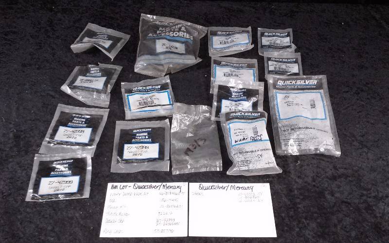 lot 1620 image: QuicksilverMercury Parts - Bin Lot - Misc (see description)