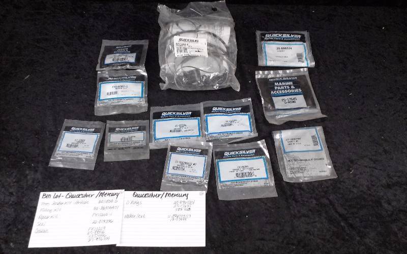 lot 1623 image: QuicksilverMercury Parts - Bin Lot - Misc (see description)